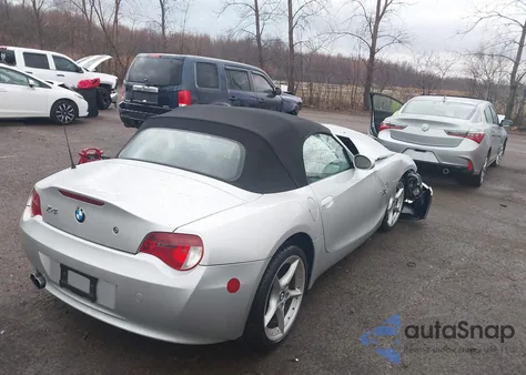 2006 BMW Z4 3.0Si из США, поврежденный, VIN 4USBU535X6LW91265